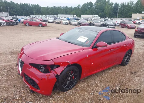 2023 Alfa Romeo Giulia Ti Rwd из США, поврежденный, VIN ZARFAMBN2P7671183